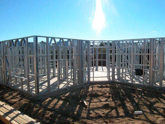 Low Cost Light Gauge Steel Frame Prefab Modular Homes Two Story Houses Manufactured In China