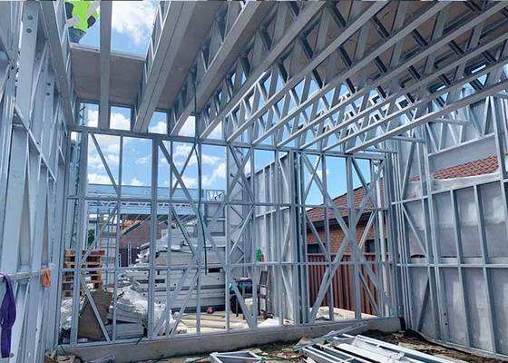 Luxury Prefabricated Villa Home | Light Steel Double-Deck Design With Thermal Insulation Material