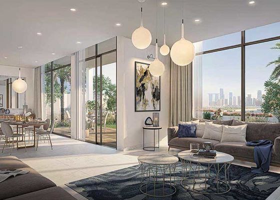 AS/US Steel Structure Prefab Villa Dubai House Living With A Cheerful Deck