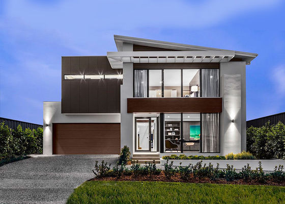 オーストラリアのスタンダー軽鋼枠設計プロジェクト プレファブAキセット家 板付き