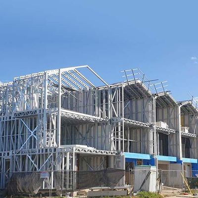 2 Story Villa Prefabricated Light Gauge Steel Frame House Modular Home Multi Family Home