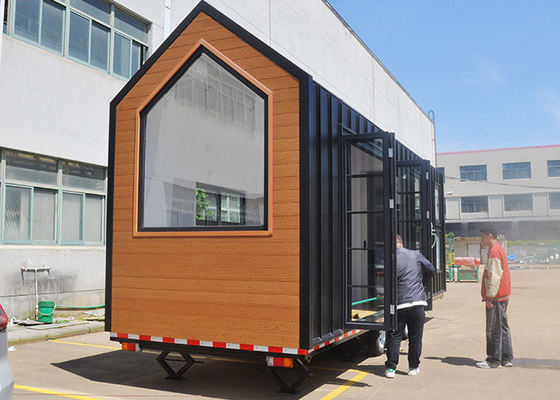 オーストラリア 標準 モバイル ホーム プリファブリック 小型 車輪付き トレーラー