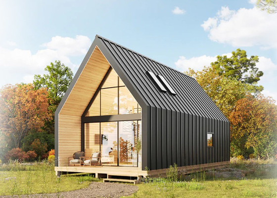 ISO 9001 現代ヨーロッパ風ラグジュアリーヴィラ、鉄骨フレームモジュール住宅キット