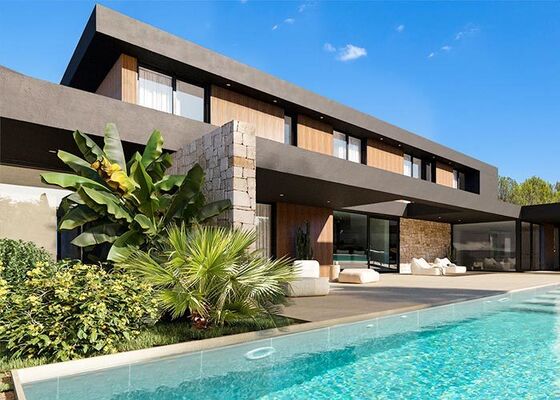 高級モバイルホーム プレハブ住宅別荘カプセルホテル 5ベッドルーム 屋外スイミングプール付き