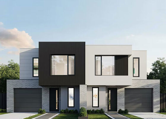 中国プレハブ鋼フレームパネル化ホームキット 40フィートサンドイッチパネル防水高級ヴィラ