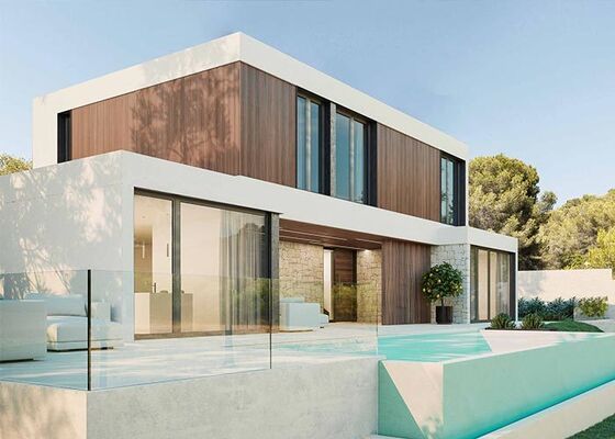 モダンで安価なプレハブ鋼構造建築パネルシステム付きプレハブ住宅