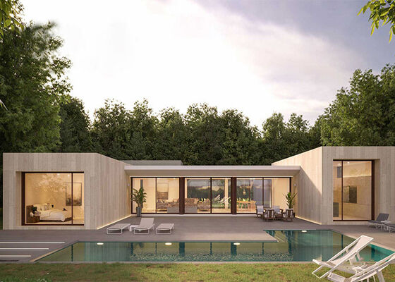 オーストラリア標準プレハブ軽量鋼構造モジュラーホーム 中国パネル化システム