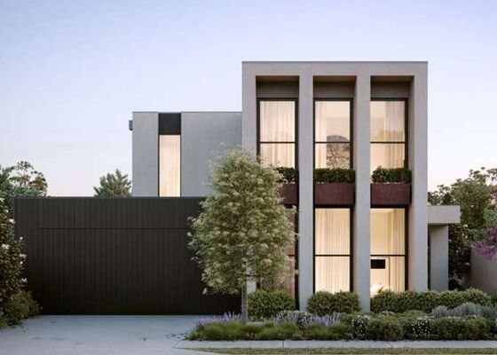 US/AS Standard Single Family Home Prefabricated House With Light Steel House