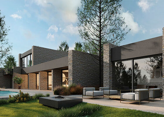 ICC-ES認定 豪華 2階建て モジュール型ホーム モダン モバイル プリファブ ライト スティーキット