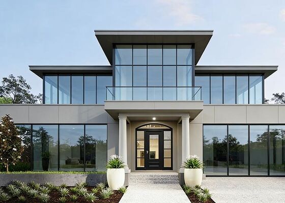 現代のプリファブパネル化住宅キット モジュール型住宅 AS/US 標準軽鋼フレームハウス ビラ