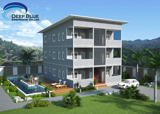 軽鋼のフレーム構造 プリファブ SOHO寮のアパート パーソナルビル 販売