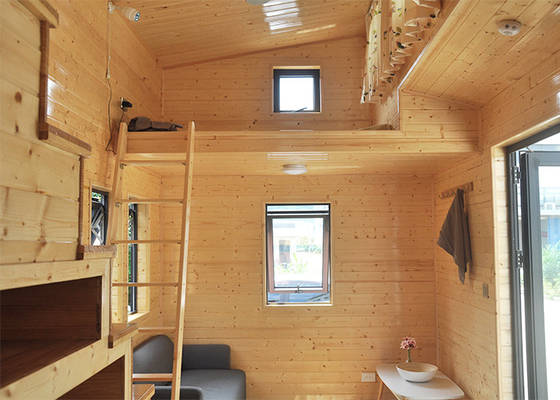 Light Steel Prefabricated Luxury Tiny House On Wheels And 3 Bedroom Micro Prefab Eco House