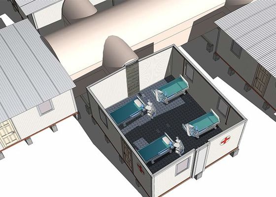 Hospital & Dormitory Modular Homes: Custom Well-Insulated Sandwich Panel Rooms
