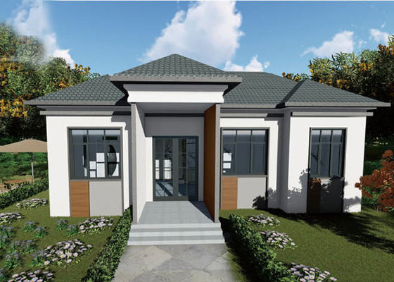 Wpcのクラッディングは前に家のサイクロンの証拠の現代プレハブの家のキットを製造した