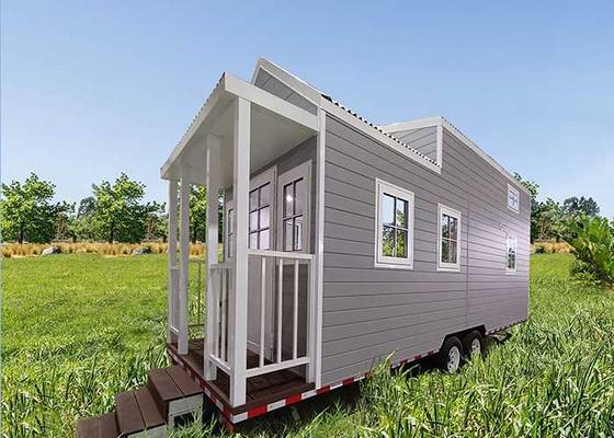 Osb板屋根システム贅沢なプレハブは小さい家軽い鉄骨フレームを使用した