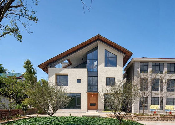 省エネ プリファブ 2階建て ビラ 軽鋼 プリファブ 建築 現代 生活