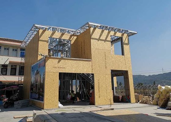 ラグジュアリー3ベッドルームデュプレックスプレハブヴィラ | 軽量鋼トラス2階建て住宅