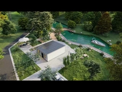 ライト級選手が付いている軽い鉄骨構造のオーストラリアのおばあさんの平たい箱/折り畳み式の家