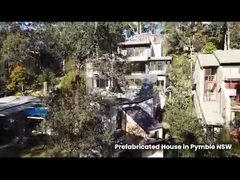 カスタマイズされたサイズと EPS/ロック ウール/PU サンドイッチ パネル屋根の 2 ベッドルーム プレハブ家