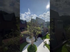 軽鋼フレームのプリファブハウスキット 休日やキャンプのためのモジュール型ホーム