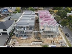 オーストラリア 標準 プレファブ ライト ゲージ 鋼筋 フレーム ハウス 2階 アパート