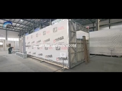 ホワイト エコフレンドリー プリファブリック モバイルホーム / 軽鋼 ログ モバイルホーム