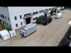 現代的な 魅力 的 な トレーラー ハウス 小さじ の 家 移動 家 輪 を 搭載 し て 送る 準備 済み