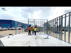 2 ベッドルーム中央空調システムと2PACキャビンの石のカウンタータップとプリファブハウス